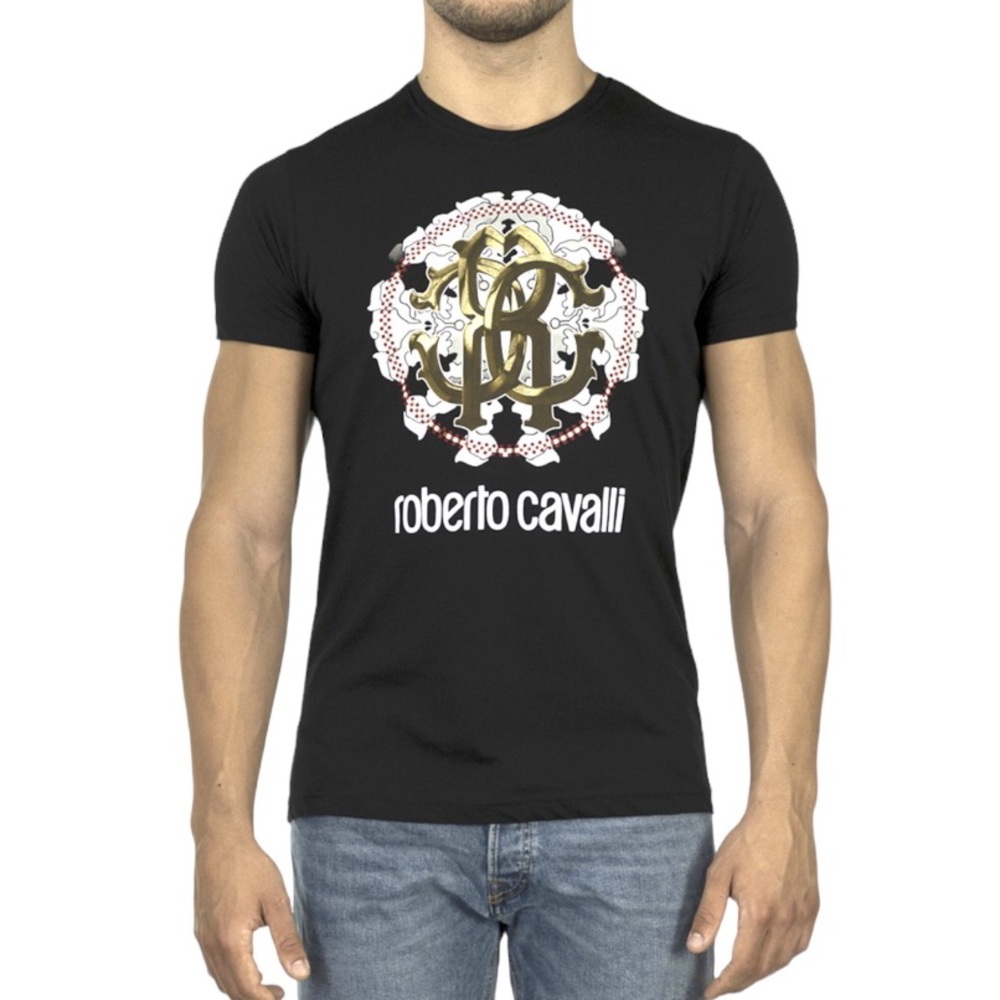 Roberto Cavalli graphic t-shirt • size large
